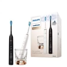 Зубна щітка Philips Sonicare 9000 HX9914/57 DiamondClean Smart White &amp; Black Сімейний набір