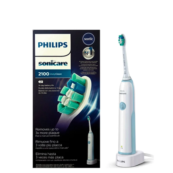Електрична зубна щітка Philips Sonicare 2100 Daily Clean HX3212/03 Grey Звукова