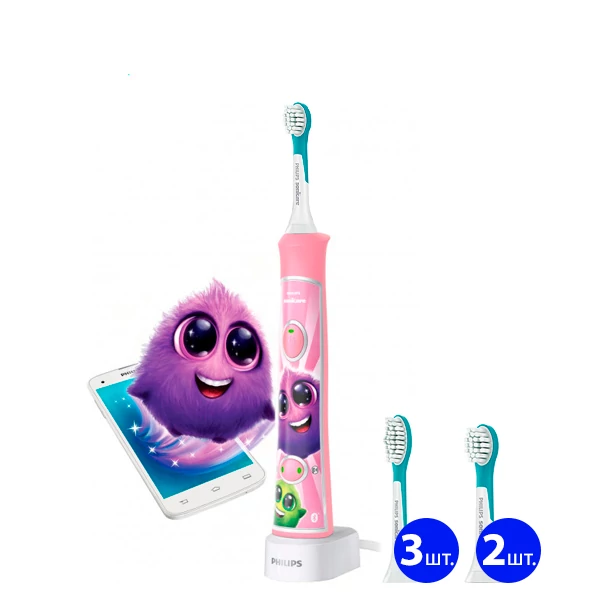 Зубна щітка Philips Sonicare HX6352/42 For Kids з Bluetooth (6 нас.)