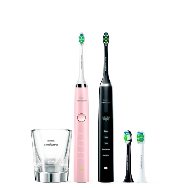 Зубна щітка Philips Sonicare HX9334/41 DiamondClean Pink-Black Light ЄС