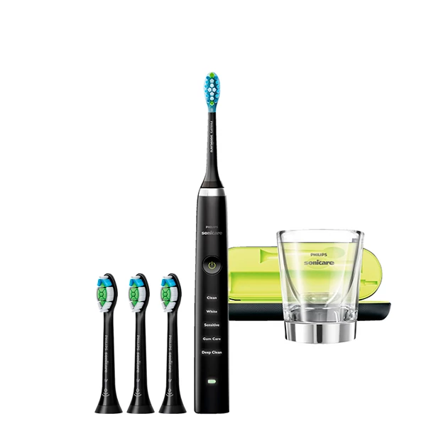 Зубна щітка Philips Sonicare HX9359/89 Diamond Clean Black Edition Light (4 нас.) ЄС