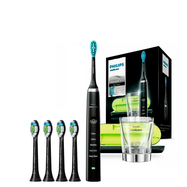 Зубна щітка Philips Sonicare HX9359/89 Diamond Clean Black Edition (5 нас.) ЄС
