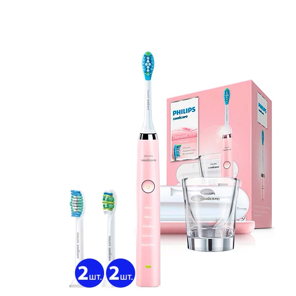 Зубна щітка Philips Sonicare HX9369/89 Diamond Clean Pink (5 нас.) ЄС