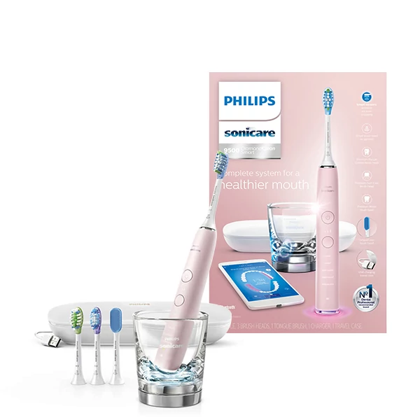 Зубна щітка Philips Sonicare HX9924/27 DiamondClean Smart Pink Уцінка!