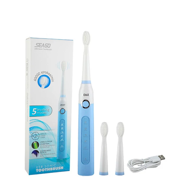 Зубна щітка Seago SG-507 Blue Звукова