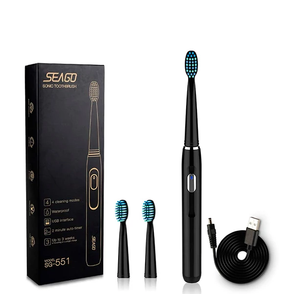 Зубна щітка Seago SG-551 Mini Black Звукова
