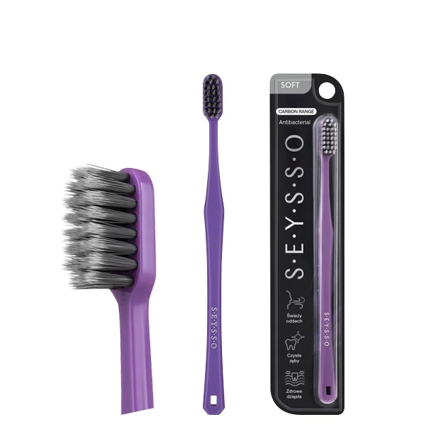 Зубна щітка Seysso Carbon Antibacterial Антибактеріальна ЄС