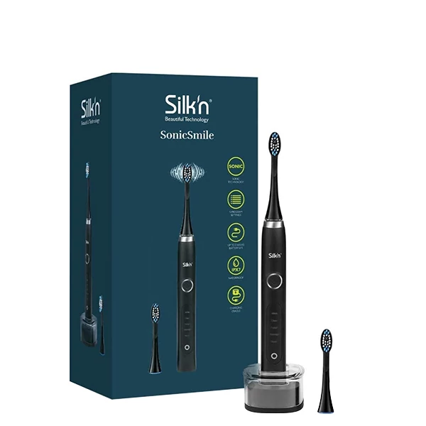Електрична зубна щітка Silk'n SonicSmile Black ЄС