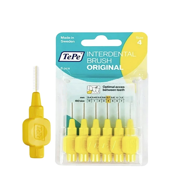 Міжзубні йоржики TePe (0,7 мм) Size 4 (6 шт.) ЄС