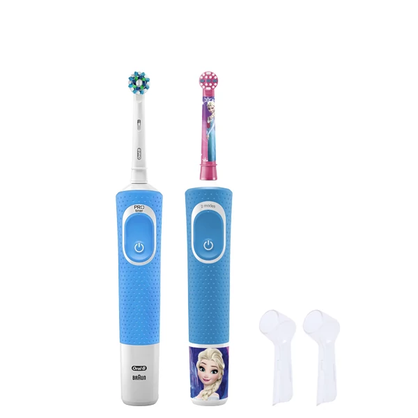 Зубна щітка Vitality D100 + D100 Kids Girl з ковпачками