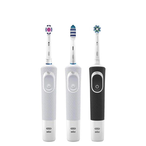 Зубні щітки Vitality D100 White + D100 Black 3 в 1