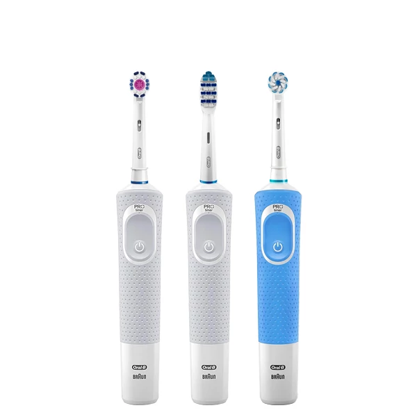 Зубні щітки Vitality D100 White + D100 Junior Blue 3 в 1