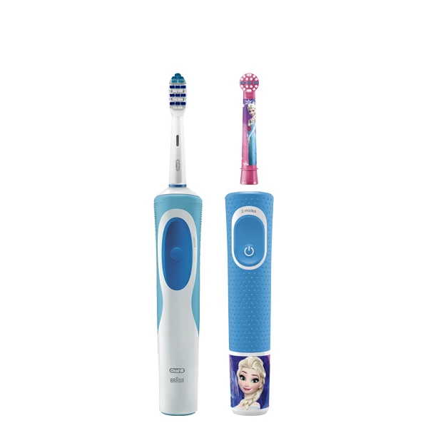Зубна щітка Vitality D12.513 + D100 Kids Холодне серце Family pack ЄС