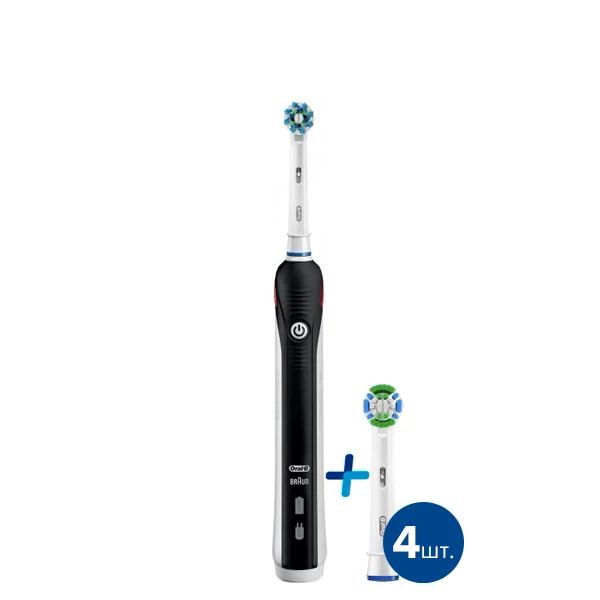 Електрична зубна щітка Oral-B D16 PRO 500 Black Light 5 нас. ЄС