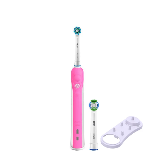 Електрична зубна щітка Oral-B D16 PRO Pink з підставкою