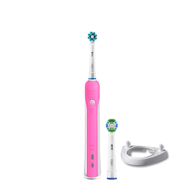 Електрична зубна щітка Oral-B D16 PRO Pink з підставкою ЄС