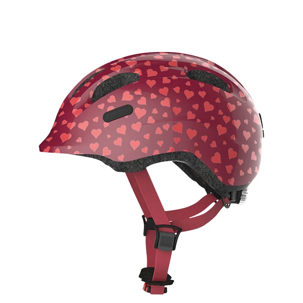 Велосипедний шолом ABUS Smiley 2.0 (869556) Cherry Heart (Розмір S 45-50) ЄС