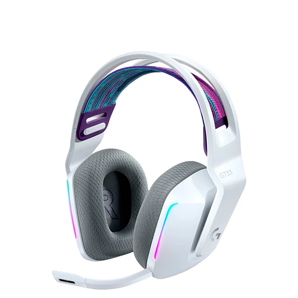 Навушники Logitech G733 Lightspeed Wireless RGB (981-000883) White ЄС