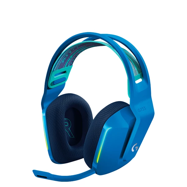Навушники Logitech G733 Lightspeed Wireless RGB (981-000943) Blue ЄС