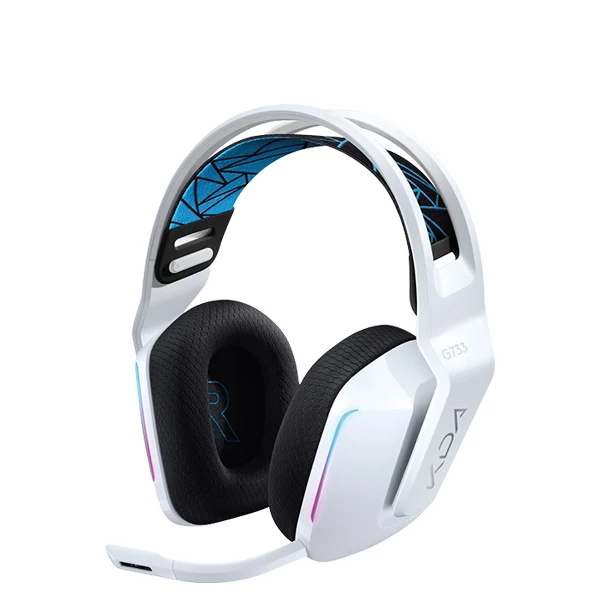 Навушники Logitech G733 Lightspeed Wireless RGB (981-000990) White KDA ЄС