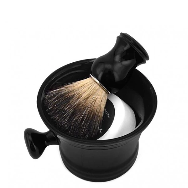 Бритвений набір Zyshaving помазок + мило + чаша