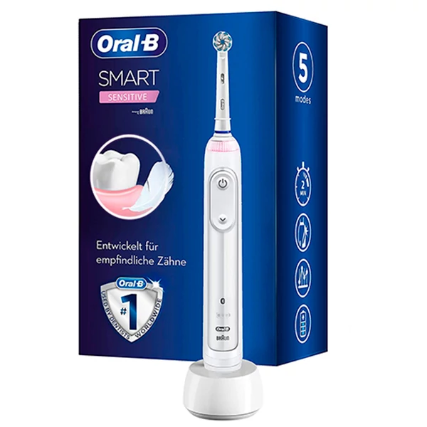 Зубна щітка Oral-B D700.513.5 Genius Smart 6 Sensetive White з Bluetooth ЄС