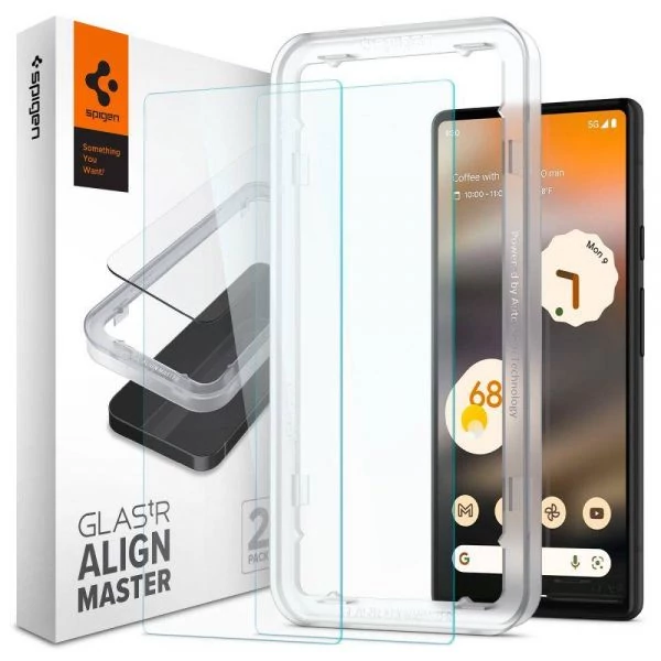SPIGEN ALM GLAS.TR SLIM Загартоване скло 2-PACK GOOGLE PIXEL 6A