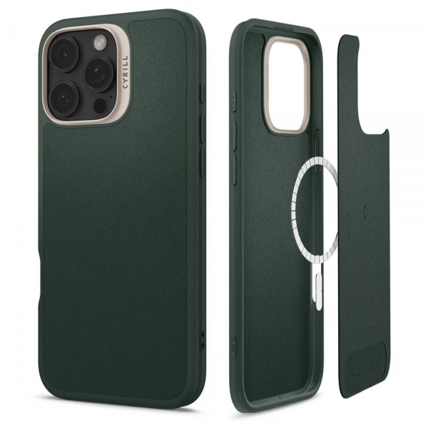 Чохол SPIGEN CYRILL KAJUK MAG MAGSAFE IPHONE 16 PRO MAX FOREST GREEN