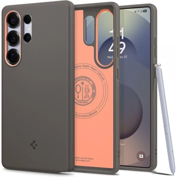 Чохол SPIGEN NANO POP MAG MAGSAFE GALAXY S25 ULTRA PAPAYA GREY