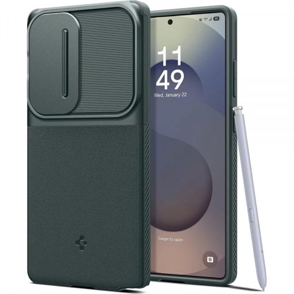 Чохол SPIGEN OPTIK ARMOR GALAXY S25 ULTRA ABYSS GREEN