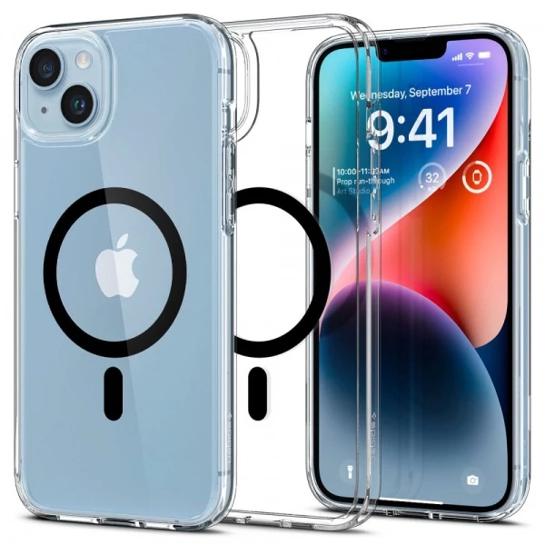Чохол Spigen iPhone 14 Plus Ultra Hybrid Mag Magsafe Black Чорний Case