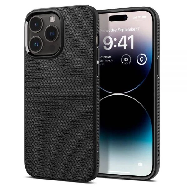 Чохол Spigen Liquid AIR IPhone 14 Pro Max Matte Black ACS04813