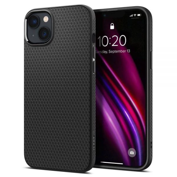 Чохол Spigen IPhone 14 Liquid Air Matte Black Case ACS05037