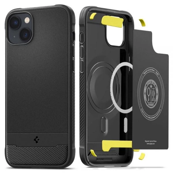 Чохол Spigen Rugged Armor Mag Magsafe IPhone 14 Matte Black Чорний Case