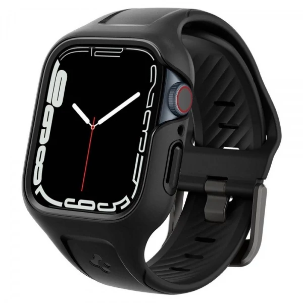 Браслет Spigen Liquid Air Pro Apple Watch 6 7 8 9 45 мм Чорний