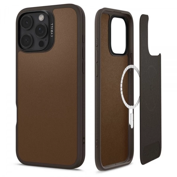 Чохол SPIGEN CYRILL KAJUK MAG MAGSAFE IPHONE 16 PRO SADDLE BROWN