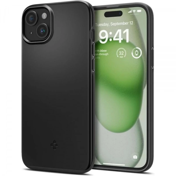 Чохол Spigen Thin Fit iPhone 15 Plus Black Case
