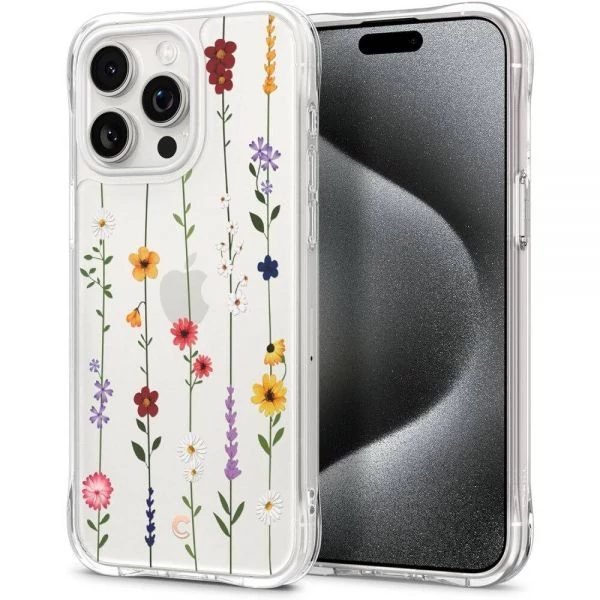 Чохол iPhone 15 Pro Max Spigen Cyrill Cecile Flower Garden Case