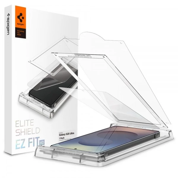 Гібридне скло SPIGEN ELITE SHIELD EZ FIT HD GALAXY S25 ULTRA CLEAR