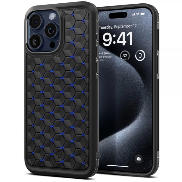 Чохол iPhone 15 Pro Max Spigen Cryo Armor Cryo Blue