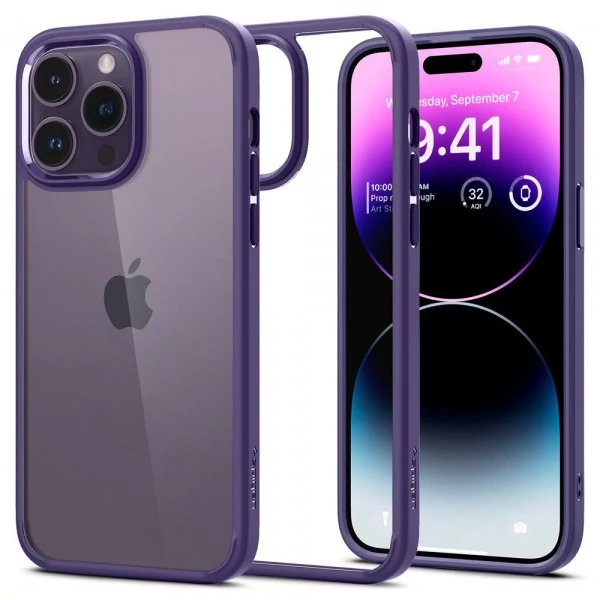 Чохол Spigen Ultra Hybrid iPhone 14 Pro Max Deep Purplecase