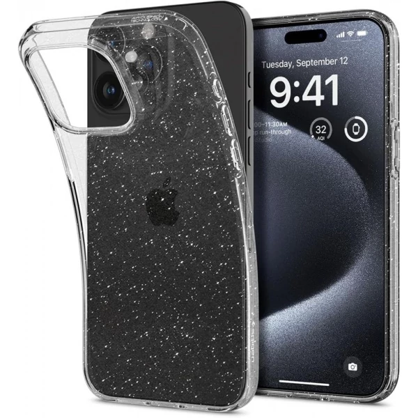 Чохол Spigen Liquid Crystal iPhone 15 Pro Glitter Crystal Case