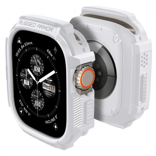 Чохол Spigen Rugged Armor Apple Watch Ultra 1 / 2 (49 мм) White Case