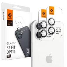 Захисна плівка для камери Spigen Optik Pro Glas.Tr Ez Fit Camera Protector 2-Pack IPhone 16 / 16 Plus Crystal Clear AGL08531