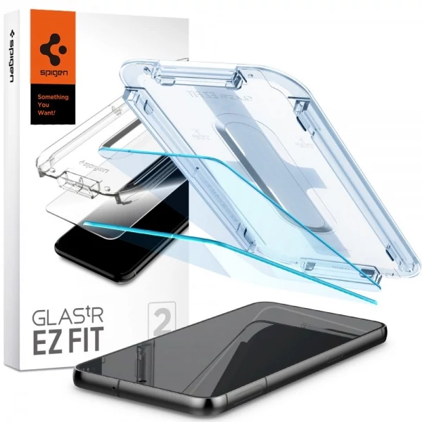 Загартоване скло Spigen Glas.tr EZ FIT 2-pack Galaxy S23 Clear