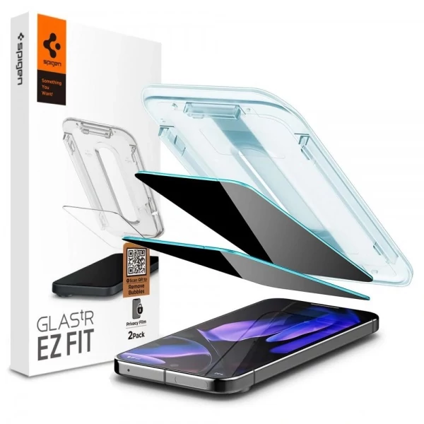 Скло PRYWATYZUJĄCE SPIGEN GLAS.TR EZ FIT 2-PACK GOOGLE PIXEL 9 PRO XL PRIVACY