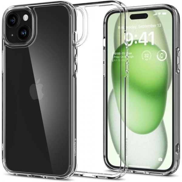 Чохол Spigen Ultra Hybrid iPhone 15 Plus Crystal Clear