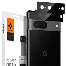 Скло захисне Spigen Optik.tr Camera Protector 2-pack Google Pixel 7 Black