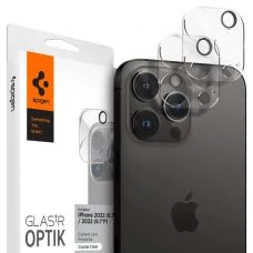 Захисна плівка для камери Spigen Optik.tr Camera Protector 2-pack iPhone 14 Pro / 14 Pro Max Crystal Clear