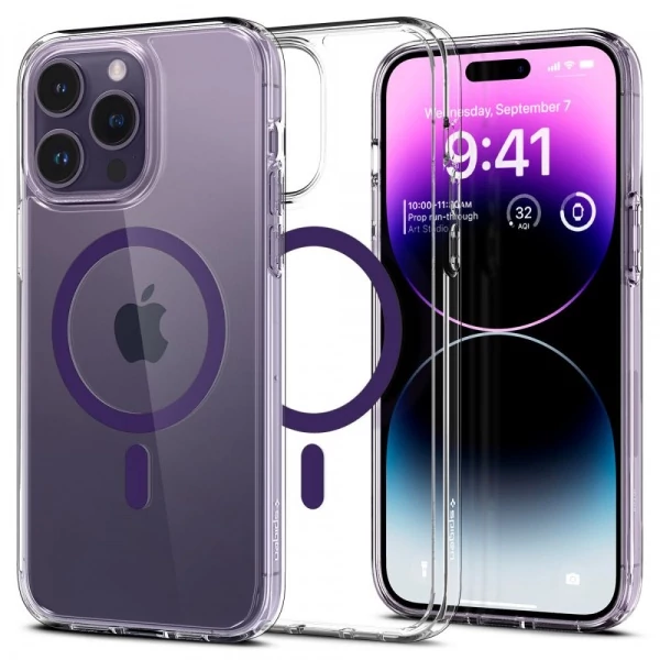 Чохол Spigen Ultra Hybrid Mag Magsafe iPhone 14 Pro Max Deep Purple Case